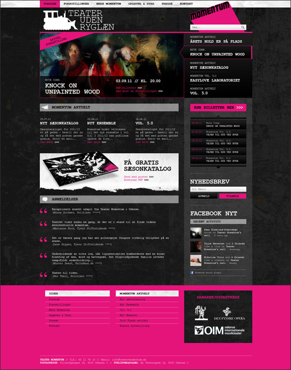 Teater Momentum website