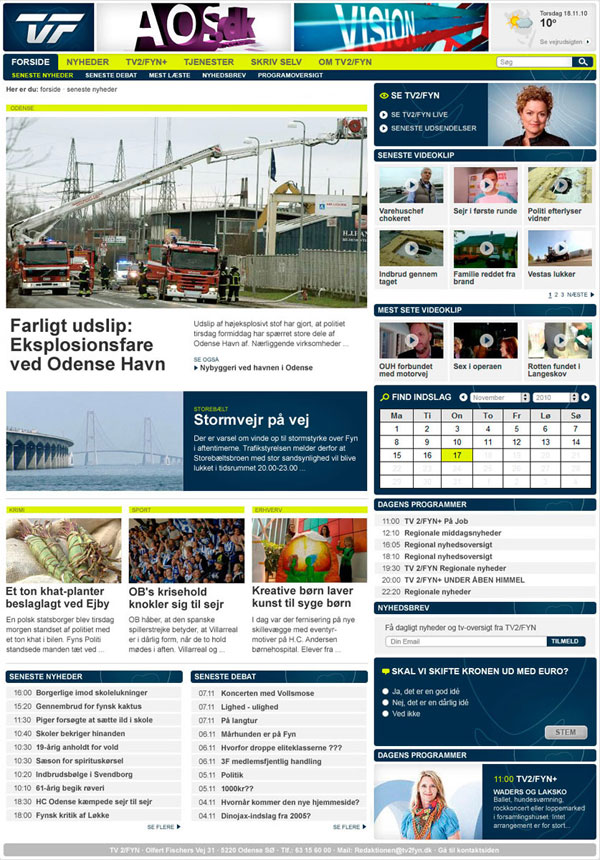 TV2/Fyn website
